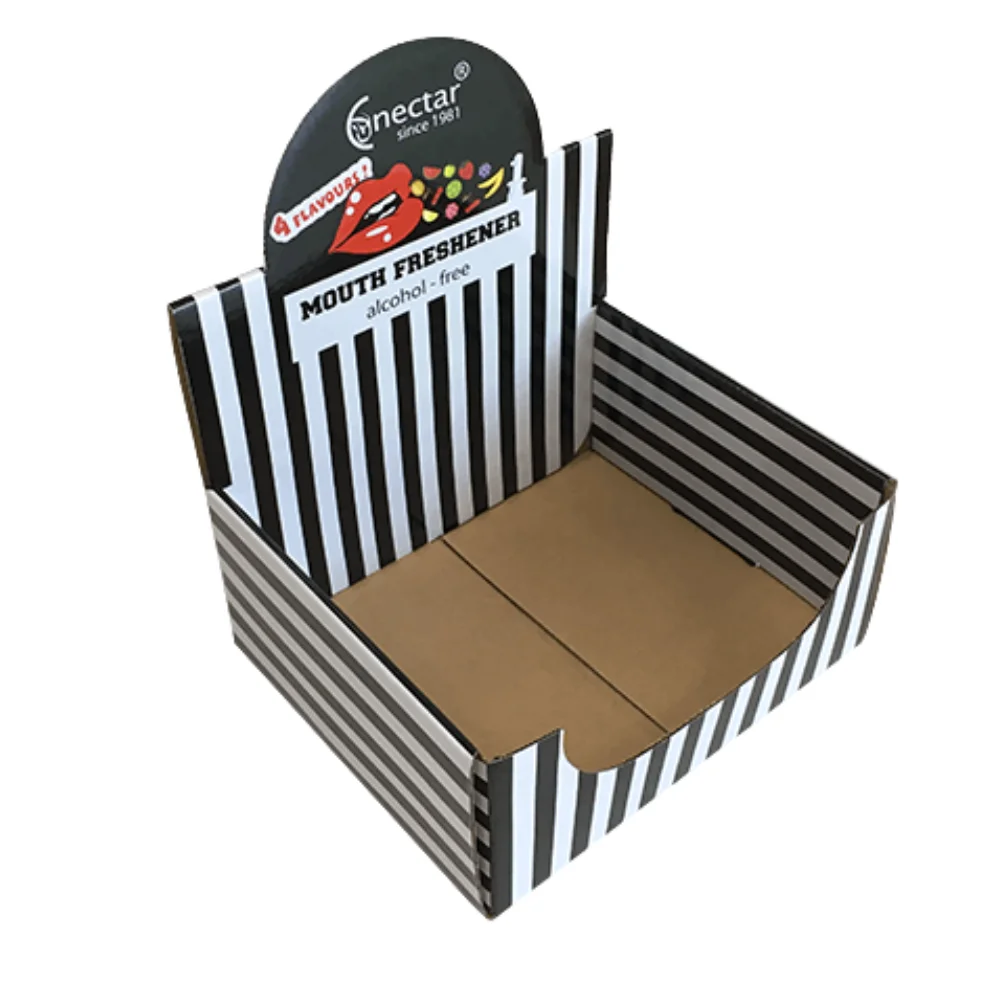 custom counter display boxes printed logo