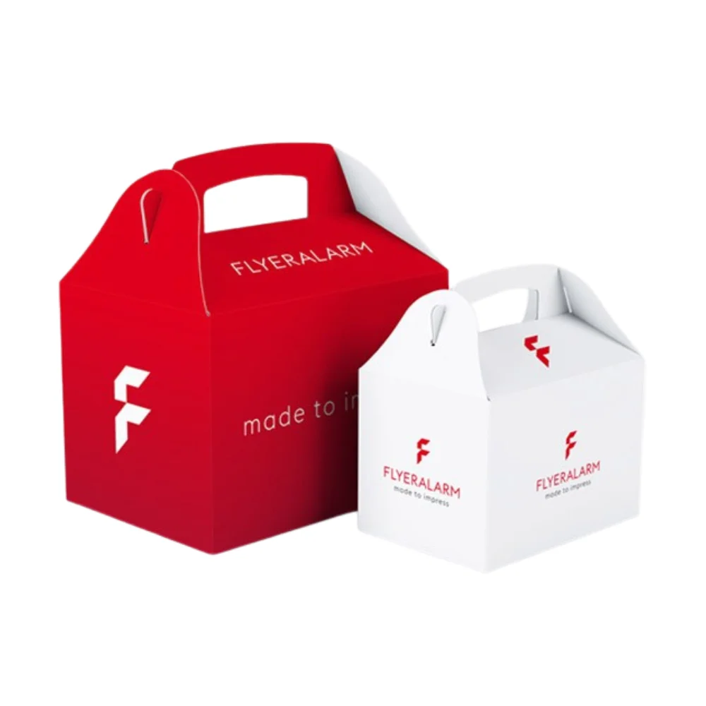 custom gable gift boxes printed logo design