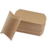 custom kraft paper pillow boxes printed