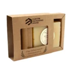custom kraft soap boxes printed logo design