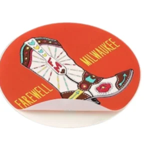 custom logo printed stickers wholesale