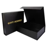 custom magnetic closure rigid boxes logo