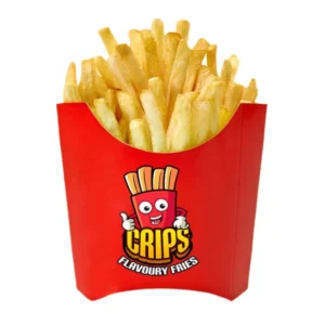 custom printed french fry takeaway boxes