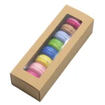 custom printed macaron bakery boxes bulk