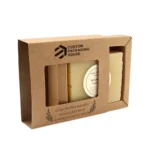 custom printed soap packaging window boxes