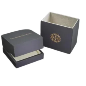 custom ring boxes printed packaging logo