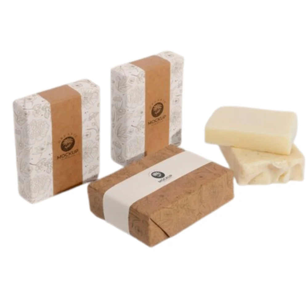 custom soap boxes with window printed logo