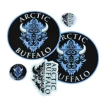 eco friendly logo printed stickers custom