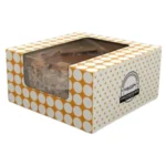 kraft cake packaging boxes window wholesale