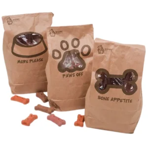 kraft dog treat bags eco friendly custom