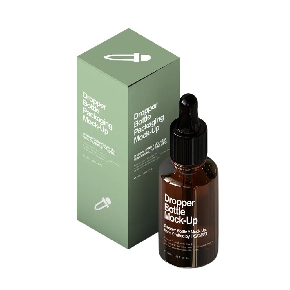 kraft essential oil packaging eco friendly