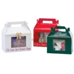 kraft gable gift boxes eco friendly custom