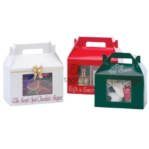 kraft gable gift boxes eco friendly custom
