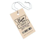kraft hang tags string eco friendly custom