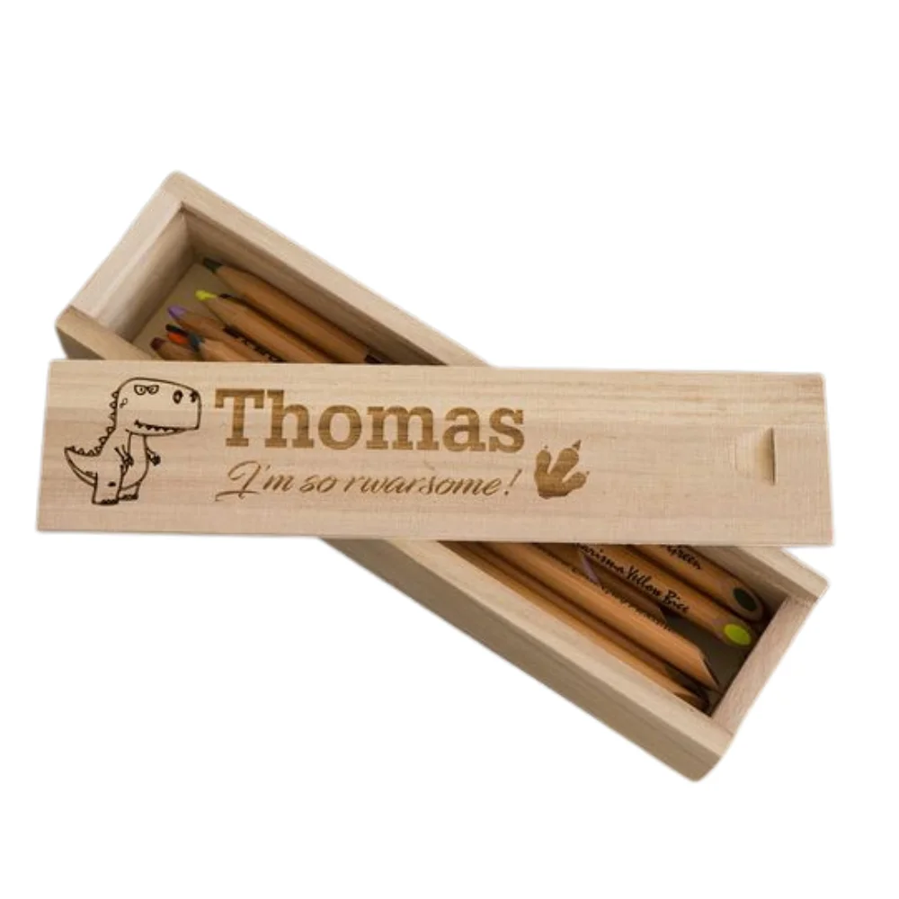 kraft pencil boxes eco friendly custom