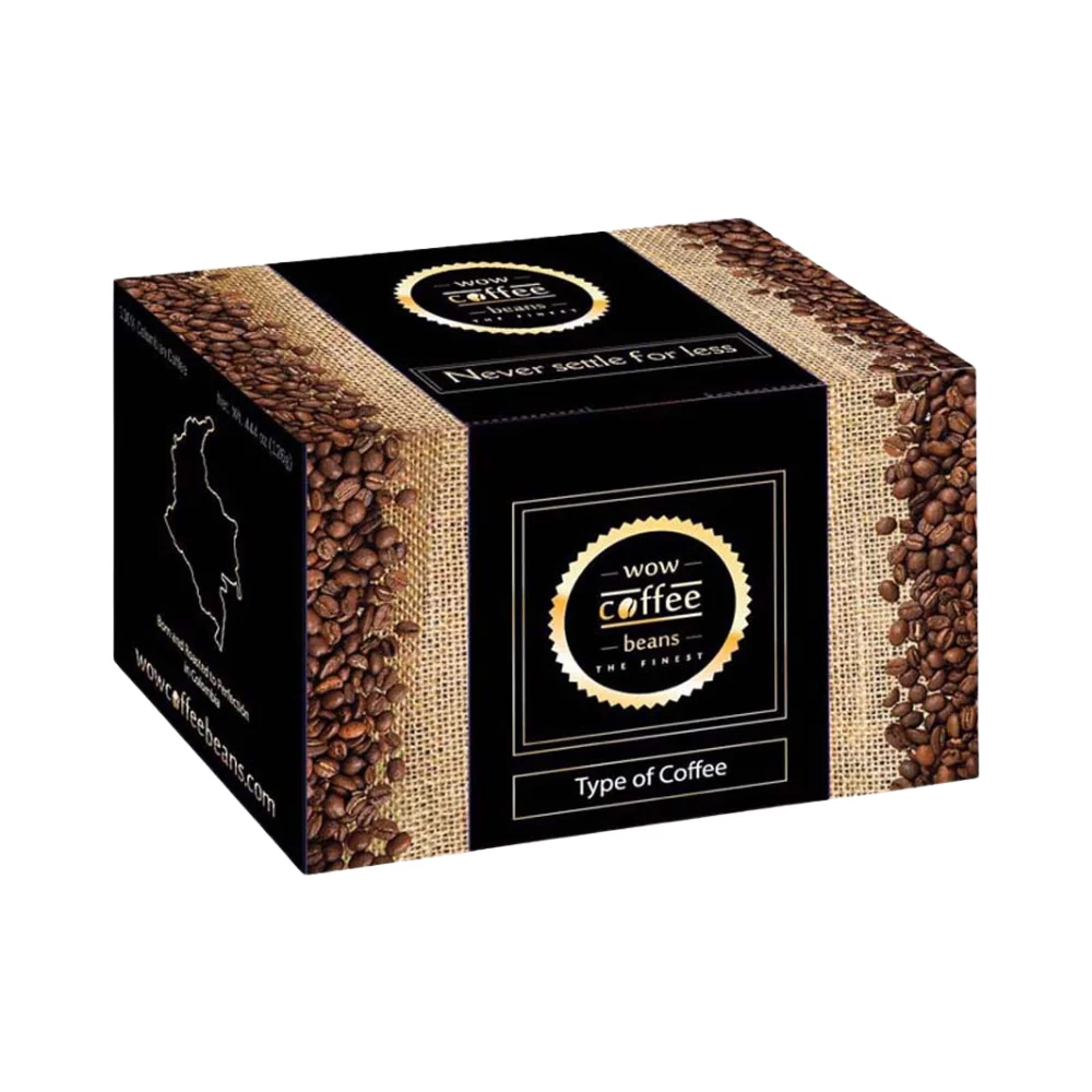 luxury coffee boxes with window custom