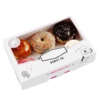 luxury donut gift boxes window custom