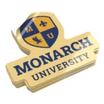 luxury logo stickers custom finish