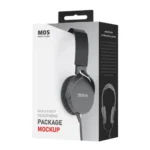 rigid headphone boxes foam insert custom 6