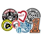 vinyl logo stickers custom printed design