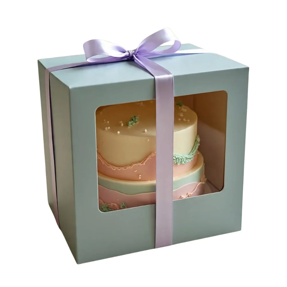 custom bakery boxes with window packaging