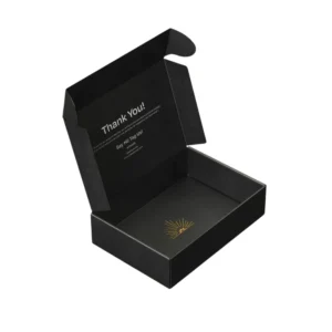 custom black mailer boxes