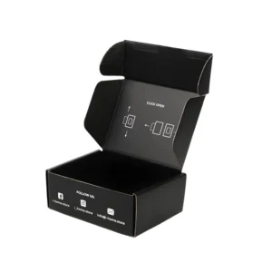 custom black mailer boxes wholesale