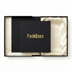 custom book style rigid boxes with logo