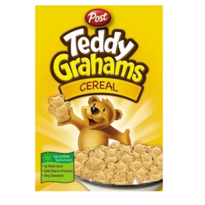 custom cereal with bear on box