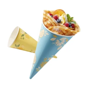 custom crepe holders with logo