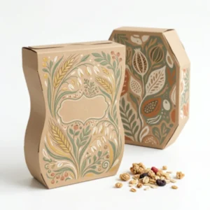 custom die cut cereal boxes
