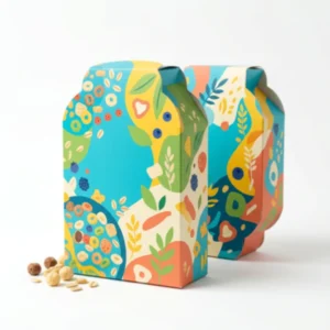 custom die cut cereal boxes packaging