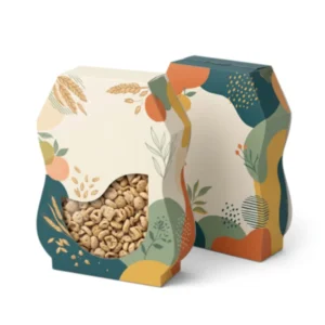 custom die cut cereal boxes with logo
