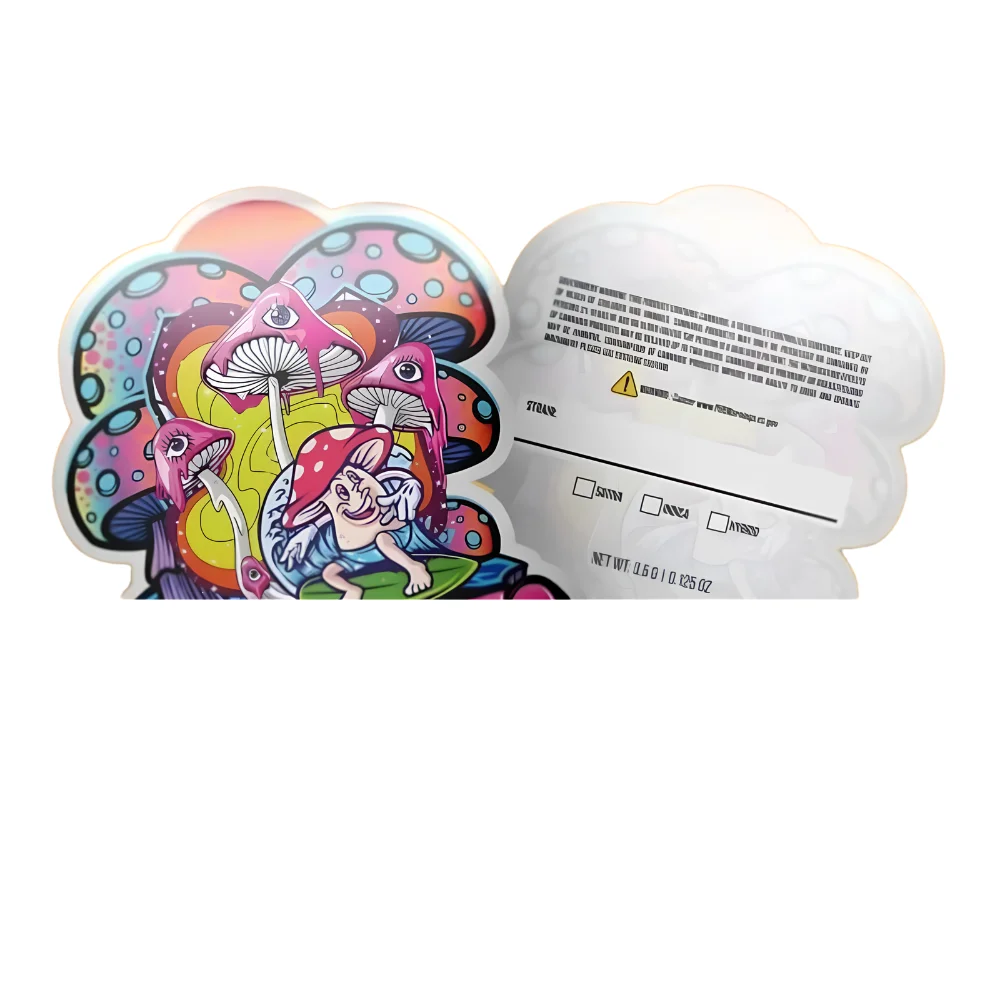 custom die cut mylar bags packaging