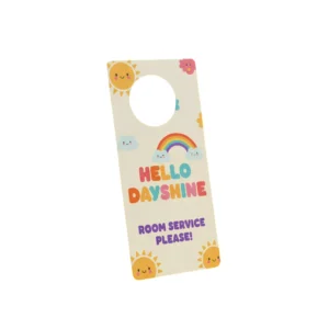 custom door hanger packaging