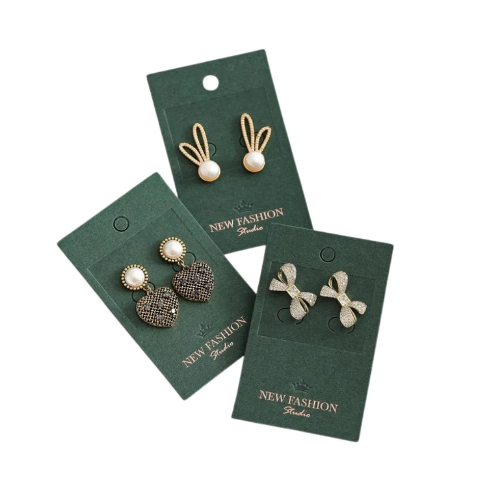 custom earring cards packaging