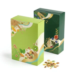 custom green cereal boxes