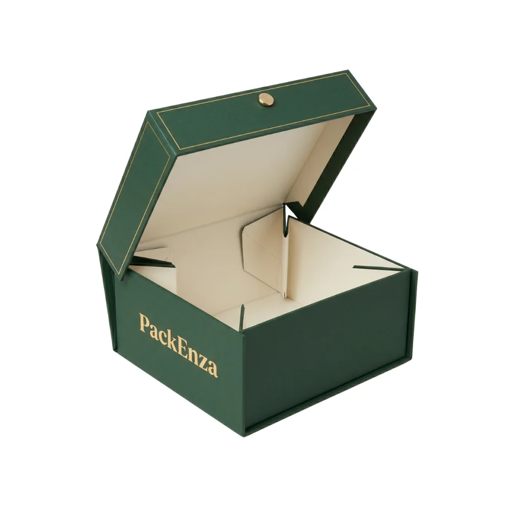 custom hinged lid rigid gift boxes with logo
