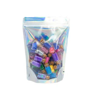 custom holographic mylar bags