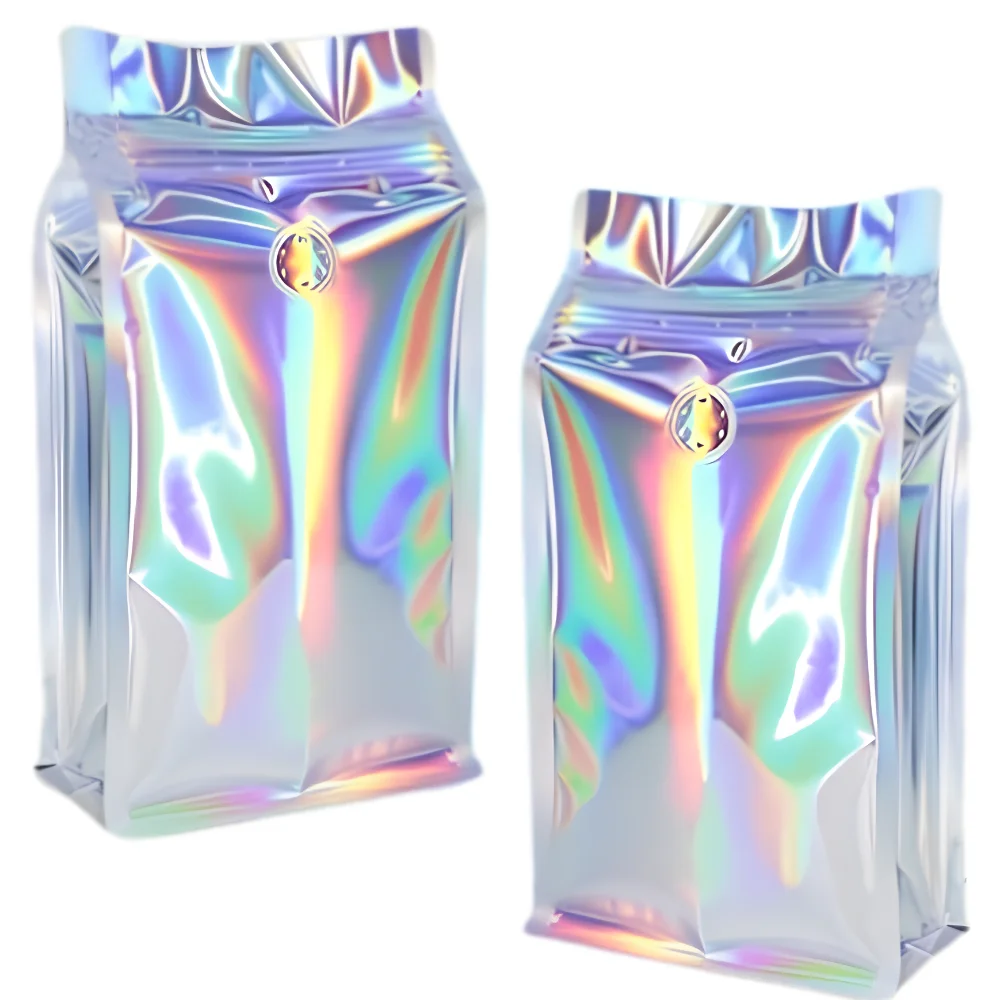 custom holographic mylar bags wholesale