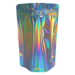 custom holographic mylar bags with logo