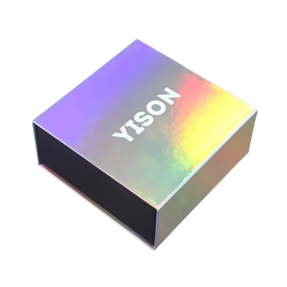 custom holographic rigid boxes