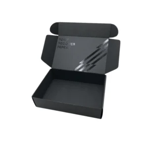 custom printed black mailer boxes
