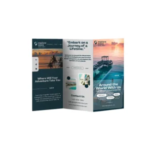 custom printed brochure