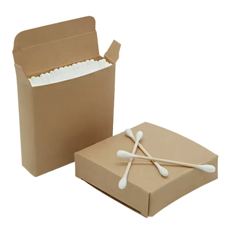 custom printed cleansing cotton packaging boxes