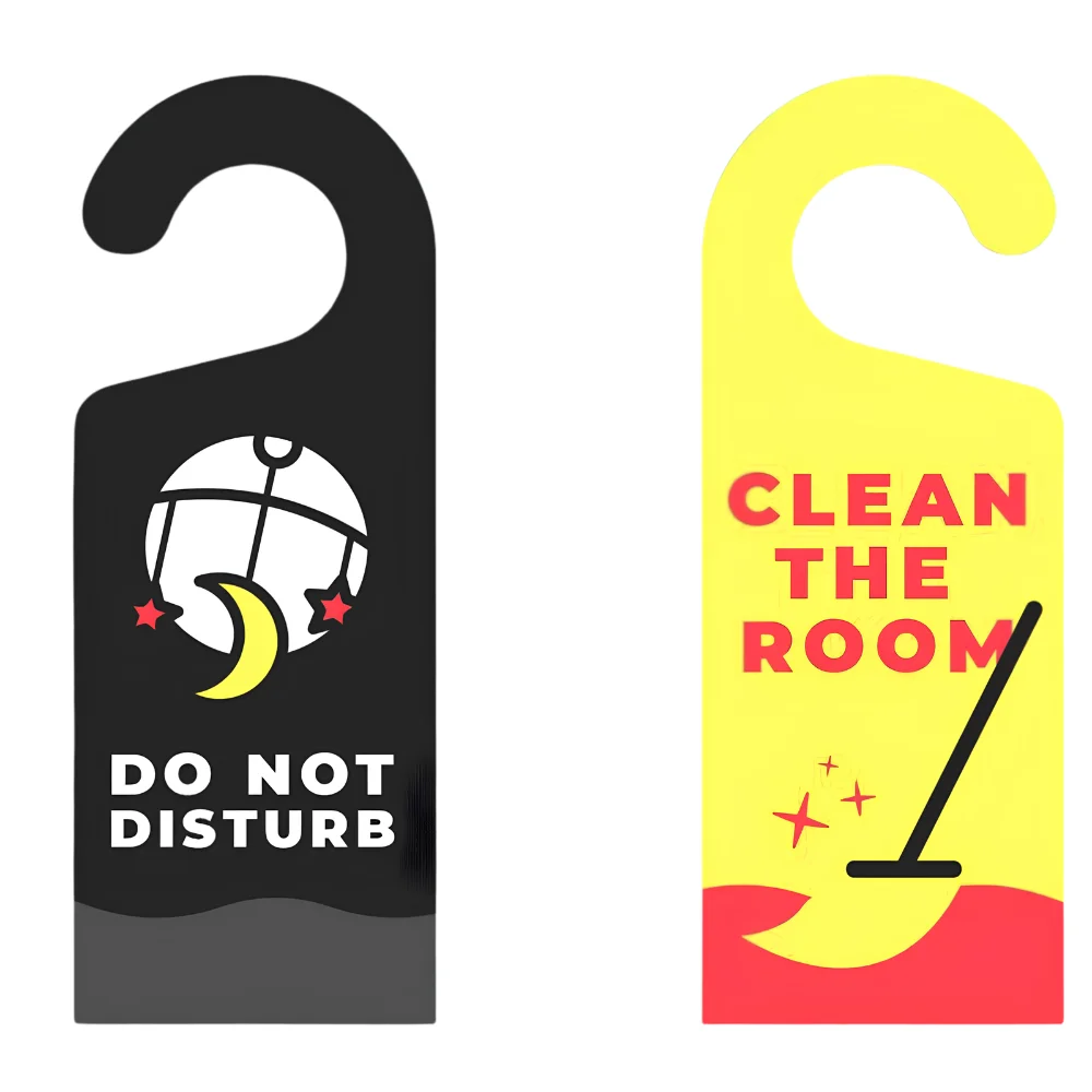 custom printed door hanger