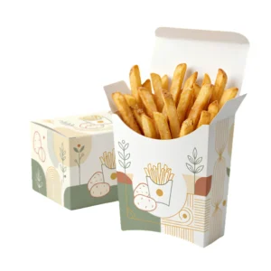 custom printed fries packaging