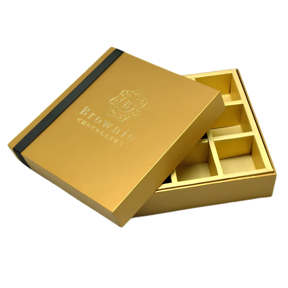 custom printed gold foil boxes