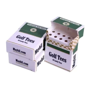 custom printed golf tee packaging