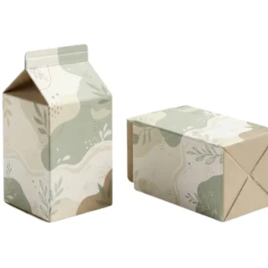 custom printed half pint milk cartons